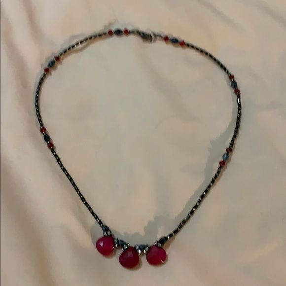 Real ruby Stone Necklace - Picture 4 of 4
